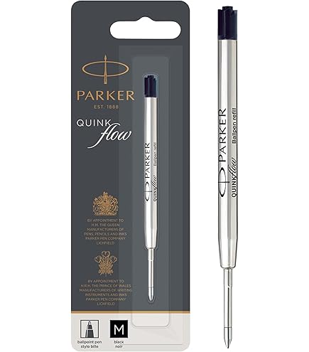 Amazon.com : Parker QUINKflow Ballpoint Pen Ink Refills, Medium