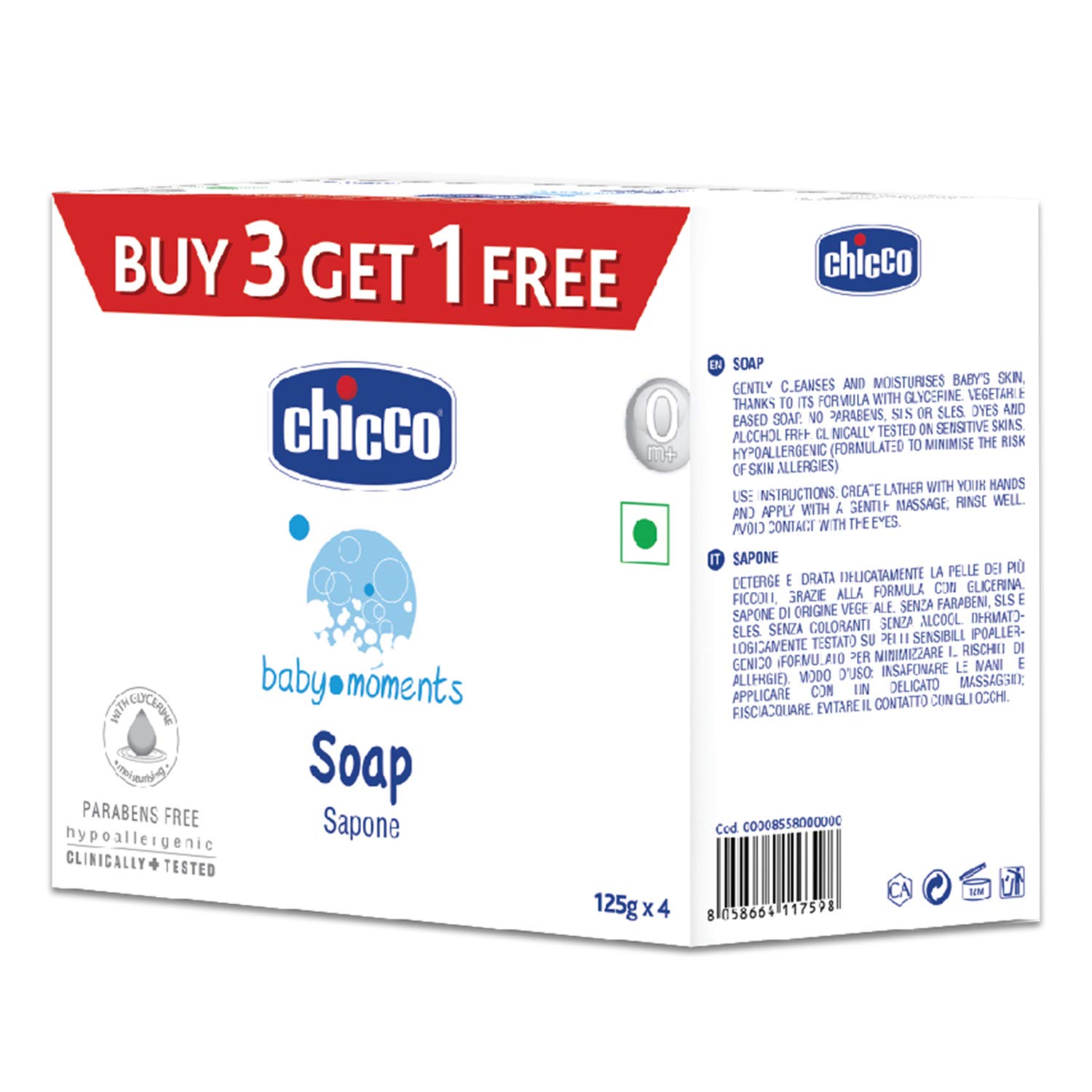 chicco baby soap