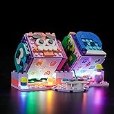 LocoLee LED Light Kit Compatible with Lego 43248 Inside Out 2 Mood Cubes - No Models Only Light, Creative Lighting Set Accessories Compatible with Lego 43248 Inside Out 2 Mood Cubes Set