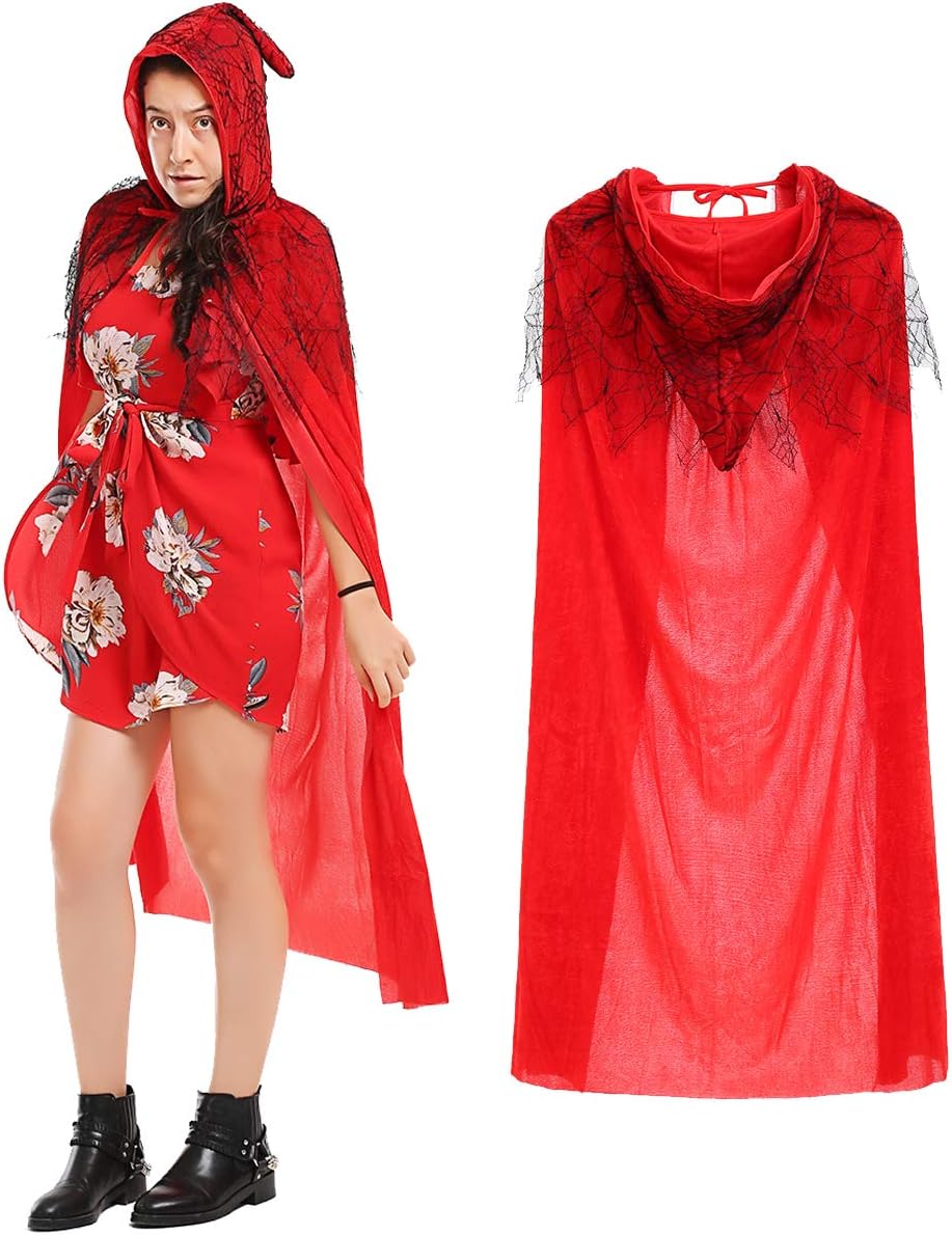 ORNAPEADIA Halloween Costume – Halloween Custume with Wizard Hat, Spider Cape for Boys, Girls, Man, Women and Families