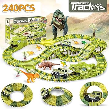 dinosaur track set