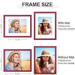 Vittanly 8x10 Picture Frame, Engineered Wood with