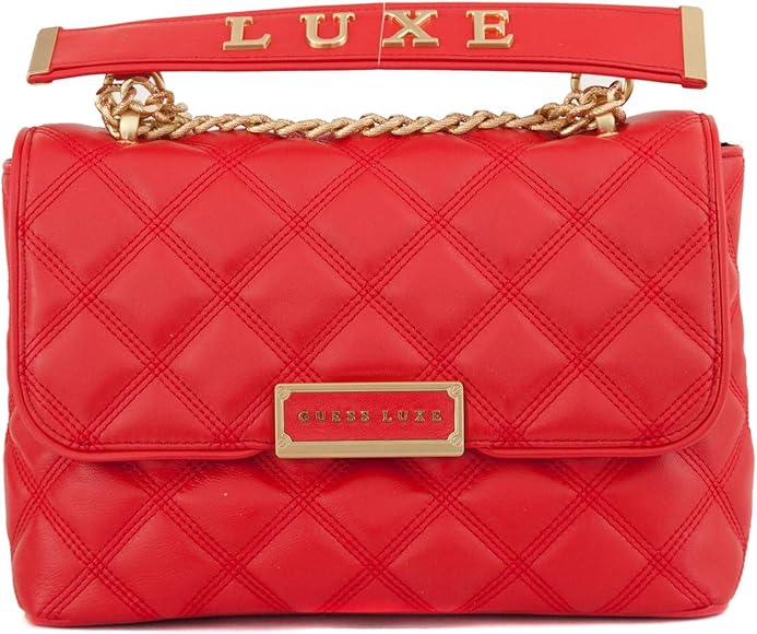 red guess crossbody purse