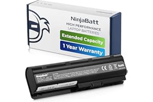 NinjaBatt Battery for HP 593553-001 MU06 593554-001 HP Pavilion DV6 DV7 G62 MU09 Compaq Presario CQ43 CQ42 CQ43 DM4 636631-00