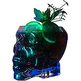 GXFCCYXT Skull Glass Cup 24oz(700ML), Multipurpose Skull Glass, for Halloween Themed Party Wine Glasses, Holiday Gifts