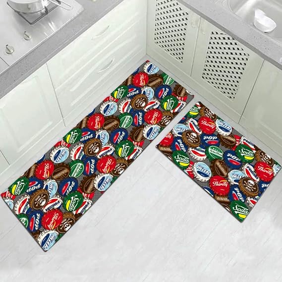 Mjia Rugs Alfombra Cocina,Alfombra del Grueso del Casquillo de la