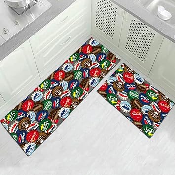 Mjia Rugs Alfombra Cocina,Alfombra del Grueso del Casquillo de la