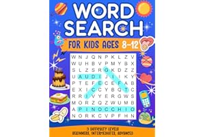 Word Search Book for Kids Ages 8-12: 100+ Word Search Puzzles Book for Kids Ages 8-12 and older from JTPuzzles Book