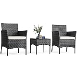Sweetcripy Patio Furniture Set 3 Pieces, Outdoor