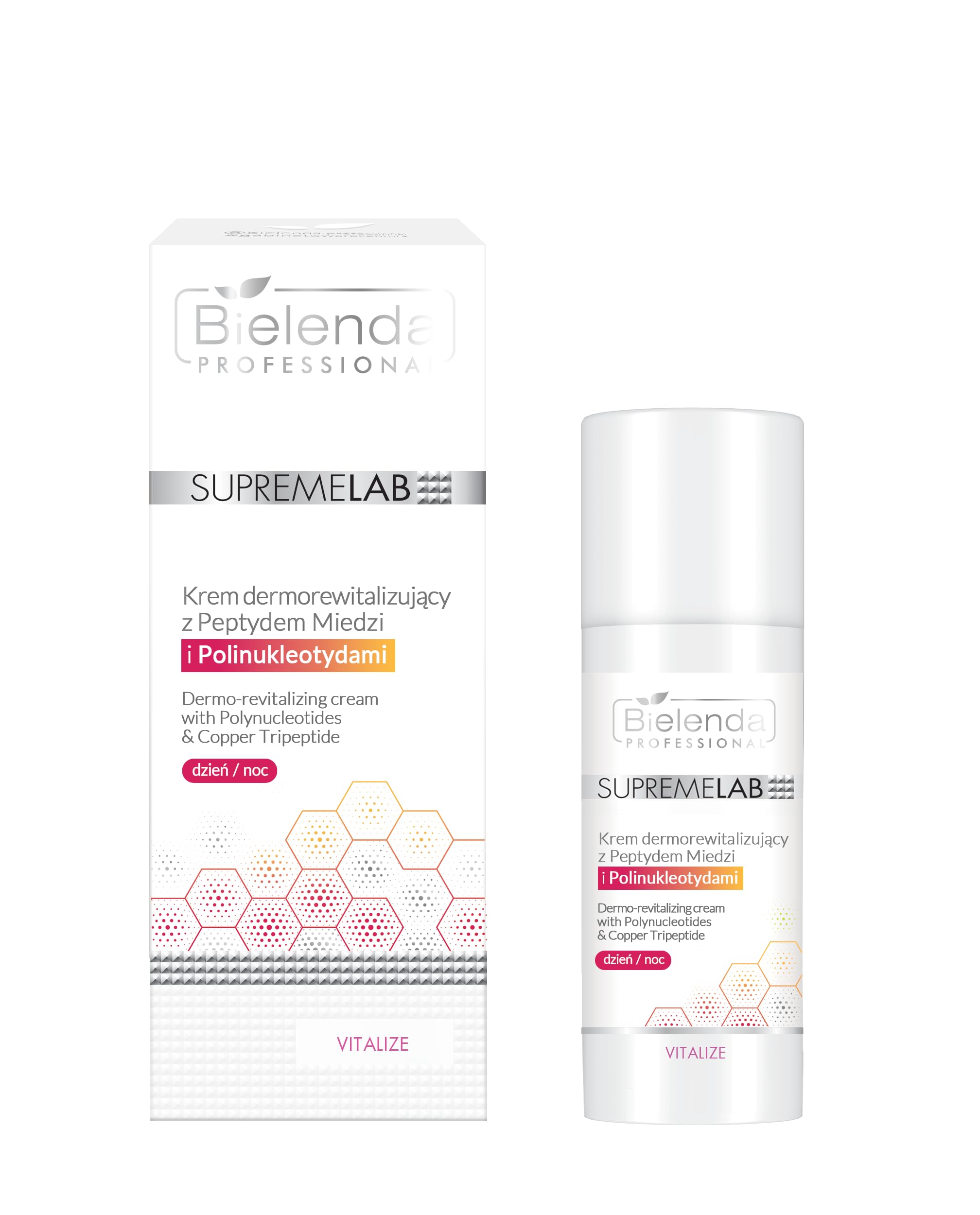 Bielenda Supremelab Skin Architect Dermorevitalizing cream with copper peptide and polynucleotides, 50 ml