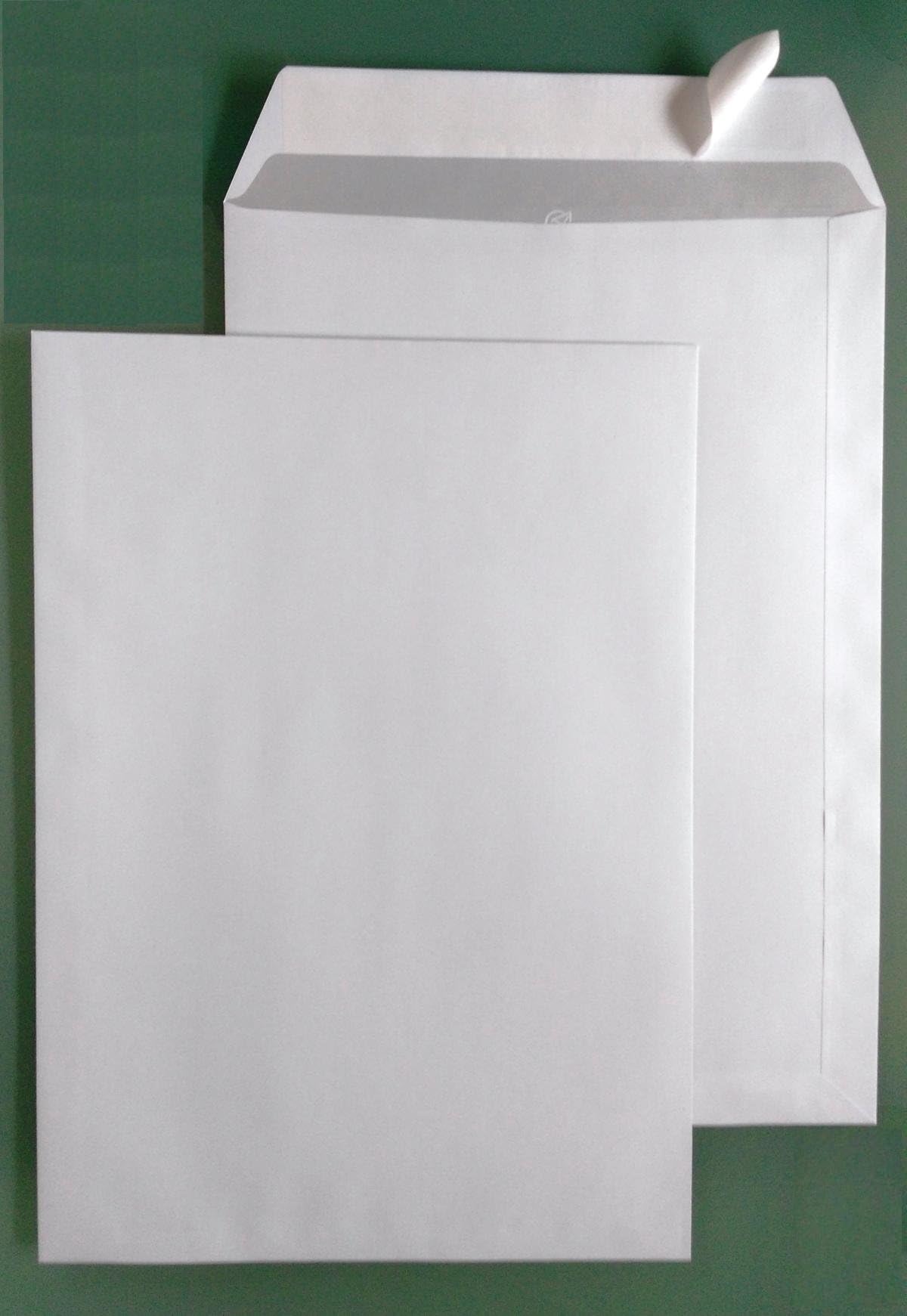 125 °C5 envelopes peel and seal B4 250 x 353 mm White 100 g/m²