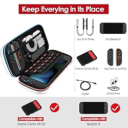 ivoler Carrying Case for Nintendo Switch 2