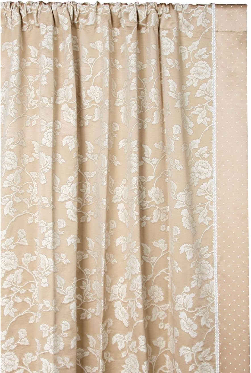 Jennifer Taylor Heirloom Collection Curtain Panel/Left Panel, 40-Inch by 84-Inch