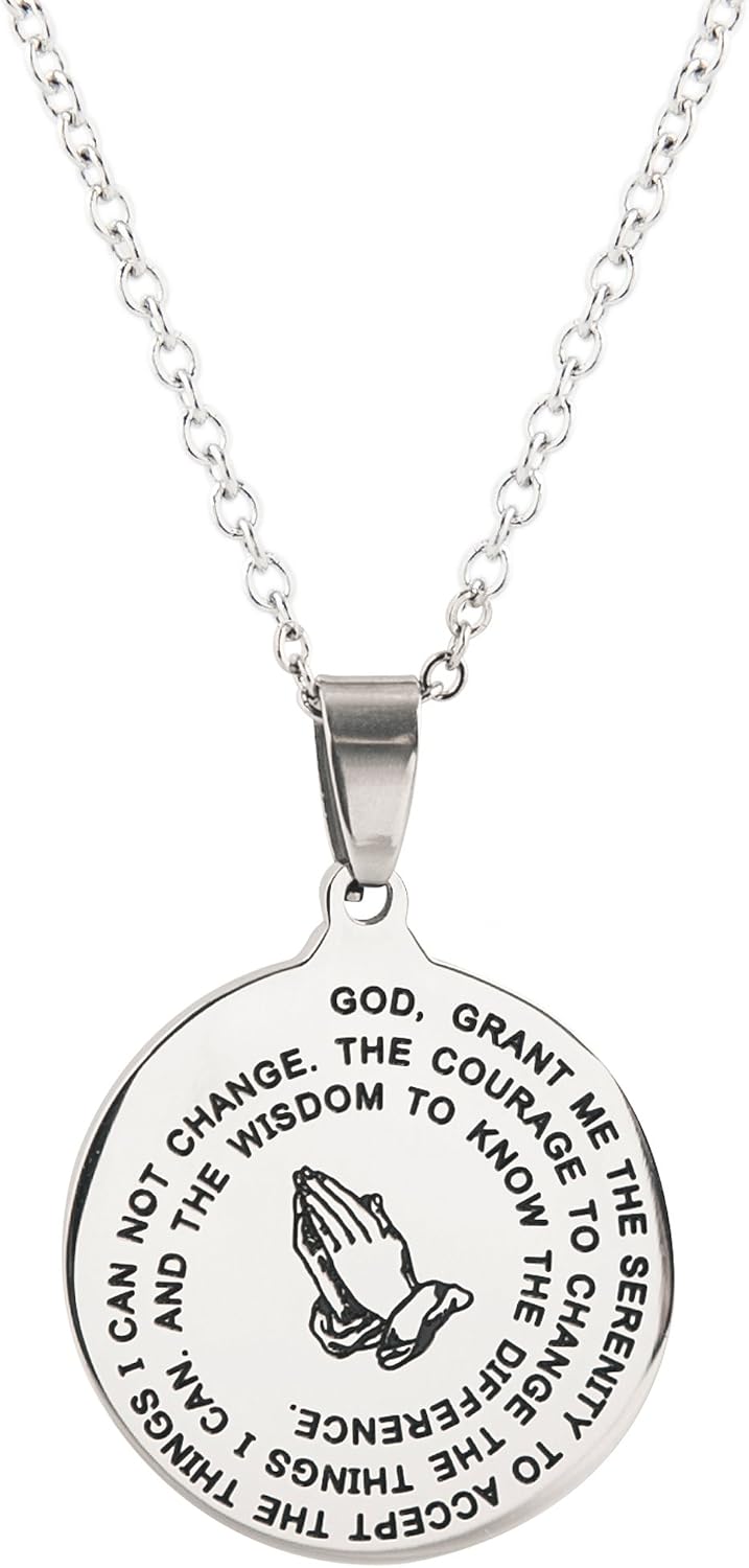 Serenity Prayer Necklace God Grant Me The Serenity to