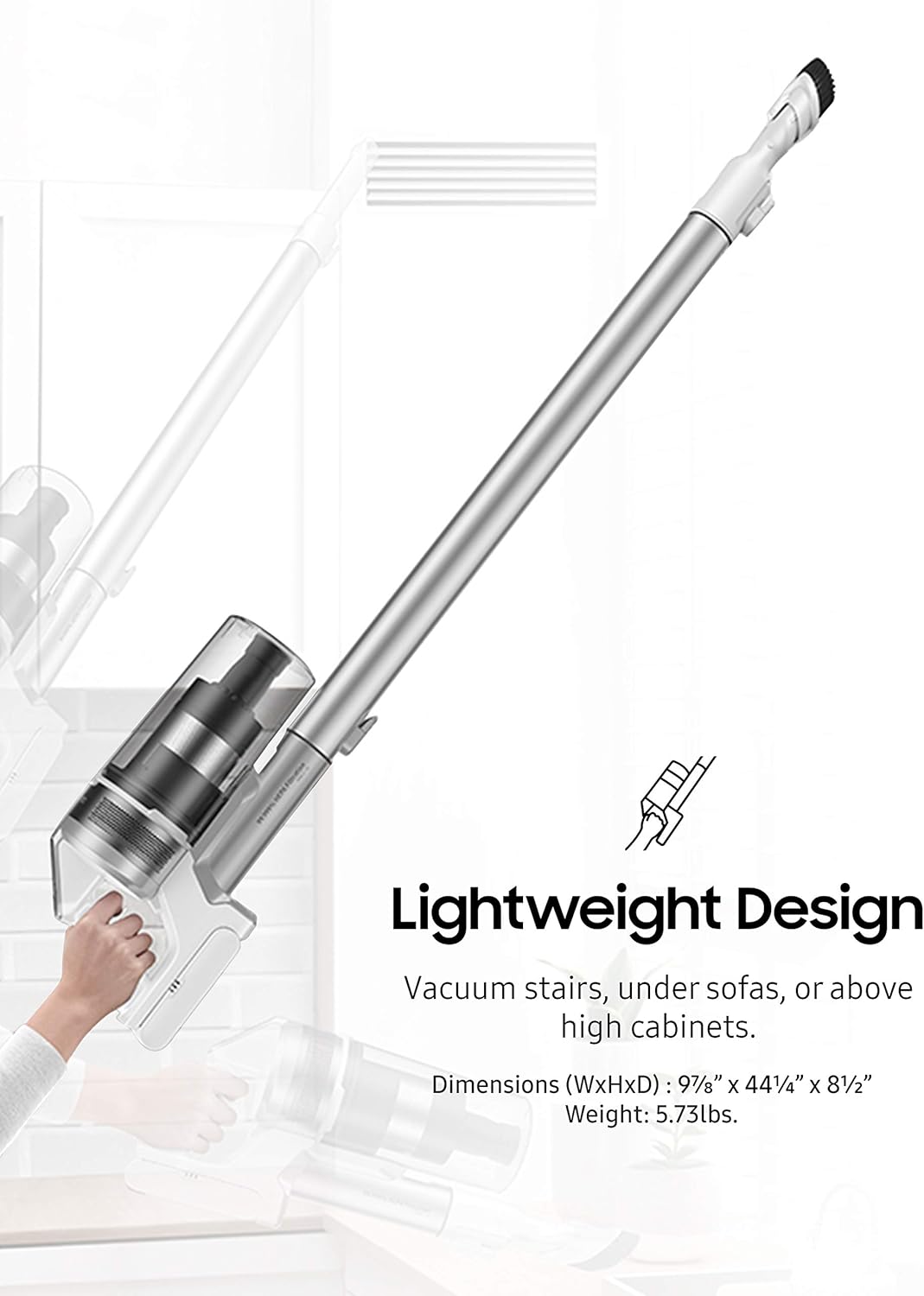 VS15T7032R4 Samsung Jet 70 Pet Stick Lightweight Cleaner with Removable