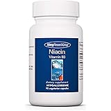 Allergy Research Group - Niacin - Vitamin B3, Nicotinic Acid - 90 Vegetarian Capsules