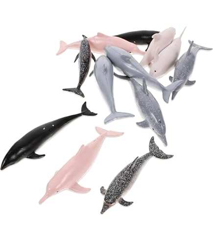 Amazon.com: Safari Ltd. Dolphin TOOB - 10 個微型海豚雕像- 益智玩具
