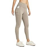 Willit Women's Fleece Lined Leggings Water Resistant Winter Pants Thermal High Waisted Yoga Running with Tights Pockets