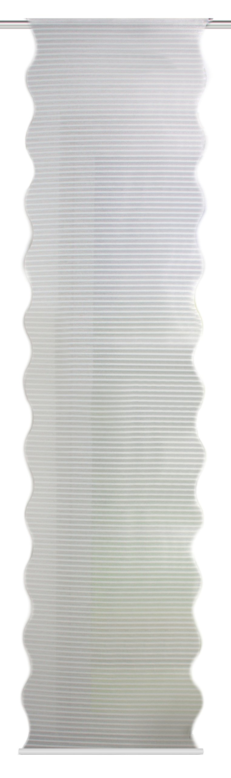 Home Fashion 86369 710, Fabric, white panel blind 245 x 60 cm