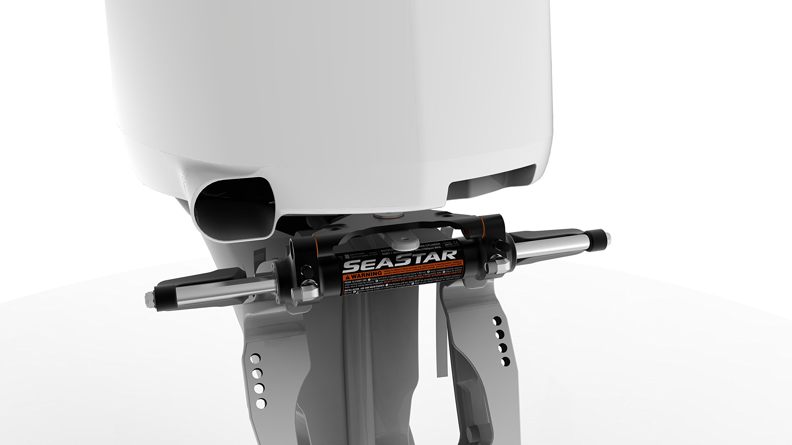 SeaStar Front Mount Hydraulic Outboard Marine Steering Cylinder HC5345