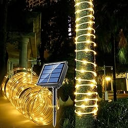 Solar Rope Light Waterproof IP65 39FT 100LEDs