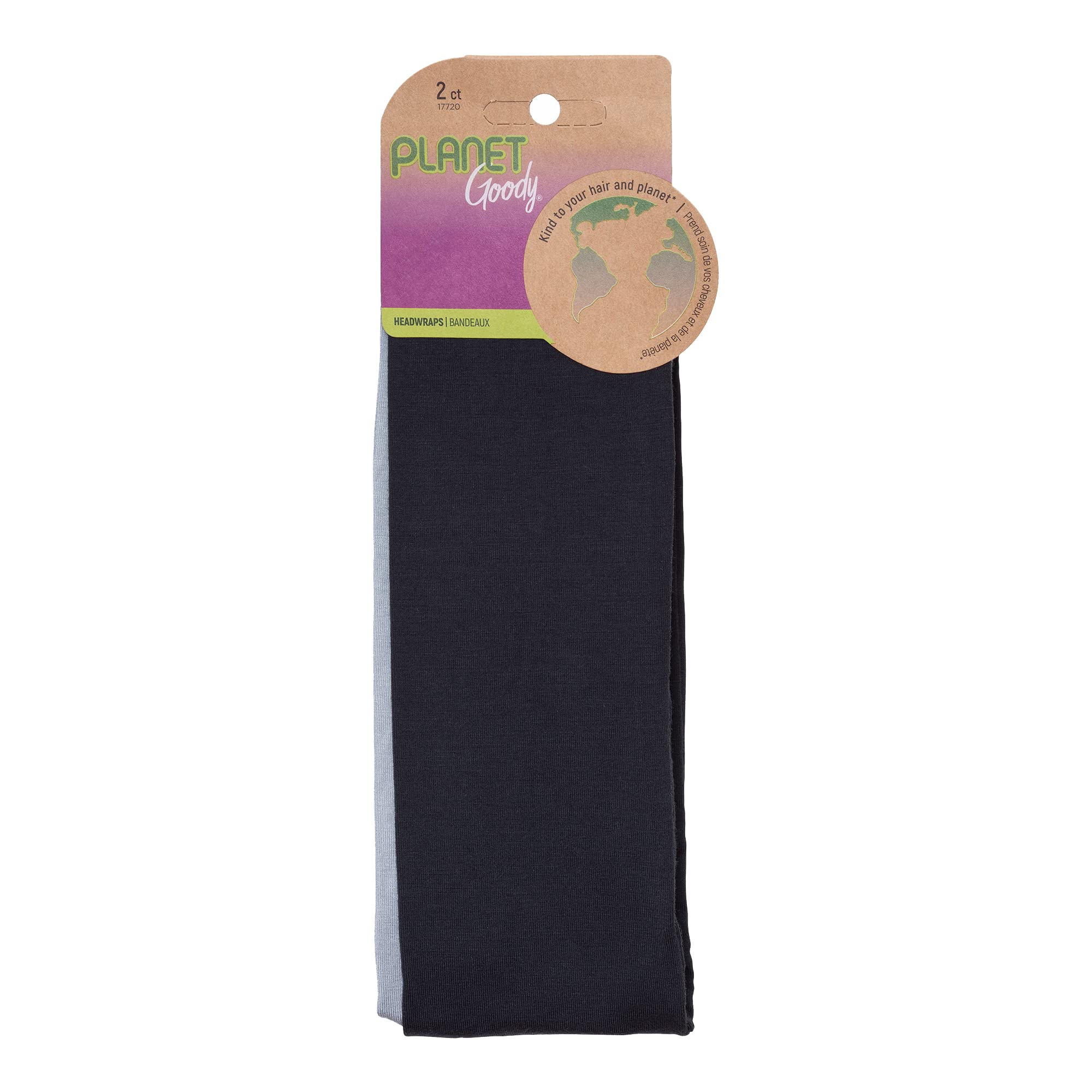 Photo 1 of Planet Goody Ouchless Headwraps - 2 Pack, Assorted Grey Colors - Made From Fabric That Is Soft And Strong For A Comfortable Fit - For All Hair Types - Pain-Free Hair Accessories For Women And Girls