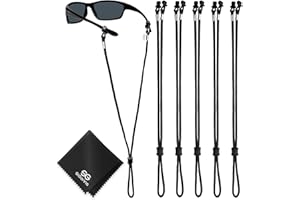 SIGONNA Eyeglasses String Holder Strap Cord - Eyeglass Chain for Men Women - Glasses Lanyard Holders Around Neck Sports