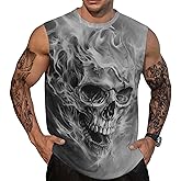 CZLBTFTP Mens Summer Graphic Workout Tank Tops Gym Sleeveless Muscle Shirt