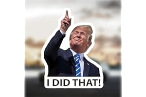 SOLMAYCO Trump Stickers (4in), I Did That Trump Stickers, Trump Decal, Trump Bumper Sticker, Trump Sticker Funny, Trump Stickers for Cars, Donald Trump Stickers, Trump Stickers and Decals, Car Trump Stickers