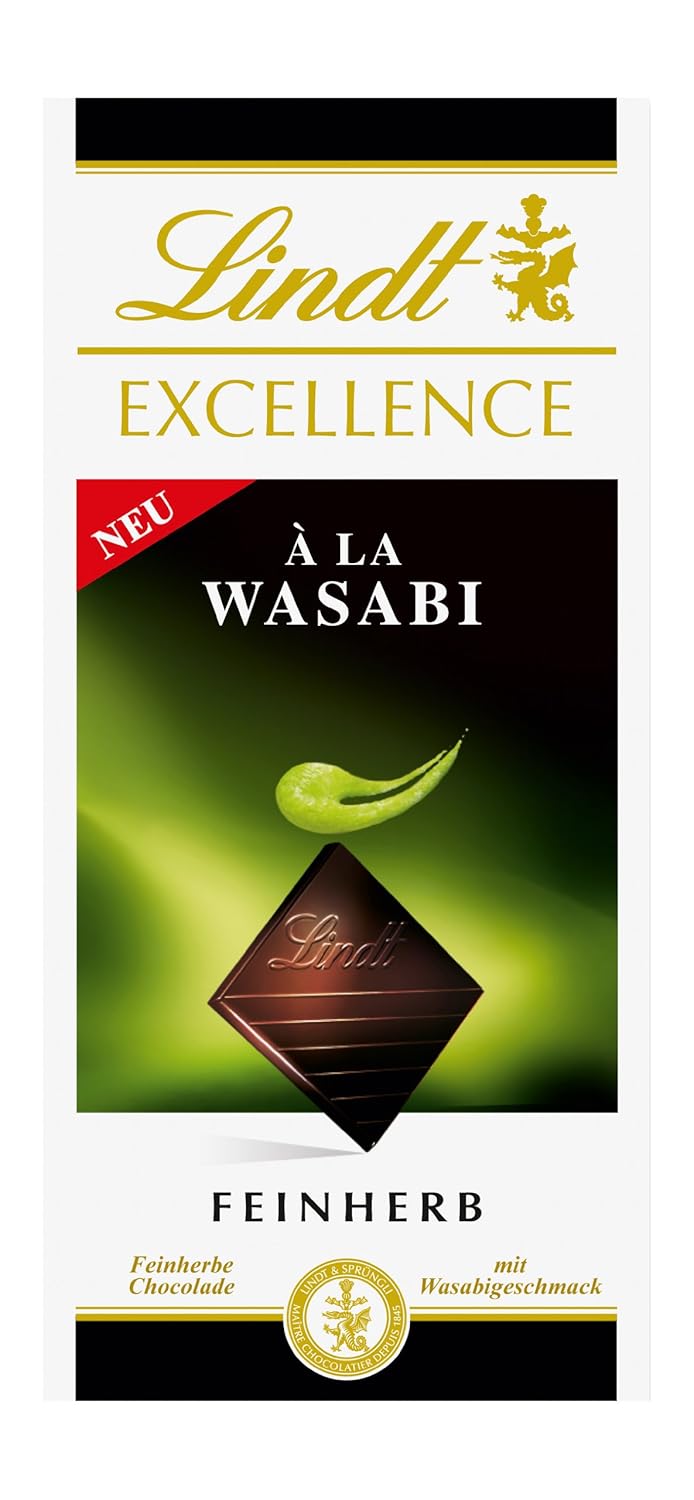 Lindt & Sprüngli Excellence Wasabi, 4er Pack (4 x 100 g) Amazon.de Lebensmittel & Getränke