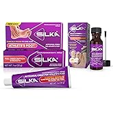 Silka Max Strength Antifungal Liquid & Cream Set - Powerful Relief for Toenail Fungus, Athlete's Foot, and Ringworm, Itch and Burn Relief