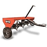 Agri-Fab 48 In Tow Behind Lawn Plug Aerator with 32 Galvanized Knives and Universal Hitch