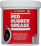 Red Rubber Grease Tub 500g for Hydraulic, Brakes & Suspension