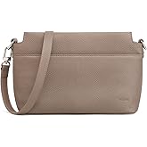 S-ZONE Crossbody Bags for Women Genuine Leather Purses Small Shoulder Bag Designer with Adjustable Strap