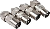 Gunwon 5 PCS Aerial Coaxial Connectors 2x Female 2x Male Plug Adaptor view 3
