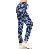 Leggings Depot Women's Jogger Sweatpants with Pockets, Cuffed Track Pants | Buttery Peach Skin Fabric, Drawstring Waist, Side Pockets, for Yoga, Gym, Lounge, Travel