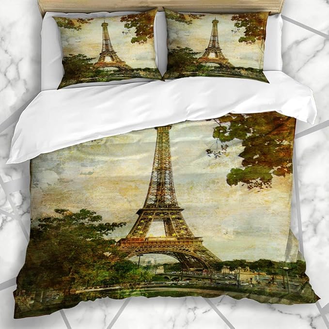 Conjuntos de funda nórdica Corazón Europa Diapositiva Antigua Ciudad de