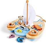 Hape Ben's Eco Catamaran Solar Powered Marine Conservation Playset Kids 3+ view 5