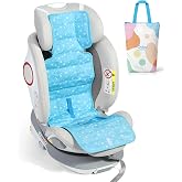 Orzbow Carseat Cooling Pad with Insulated Bag for Baby, Blue | Car Seat Cooler Pad for Babies Toddler Kids Infant, Portable Baby Cooling Pad for Hot Summer to Keep Comfortable