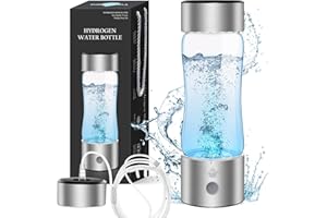 YAMPAHPA Hydrogen Water Bottle, Hydrogen Water Bottle Generator with SPE PEM Technology Water Ionizer, Hydrohealth Hydrogen Water Machine Improve Water in 3 Minutes for Home, Office, Travel, Daily Drinking