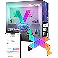 Nanoleaf Shapes WiFi and Thread Smart RGBW 16M+ Color LED Dimmable Gaming and Home Decor Wall Lights Smarter Kit