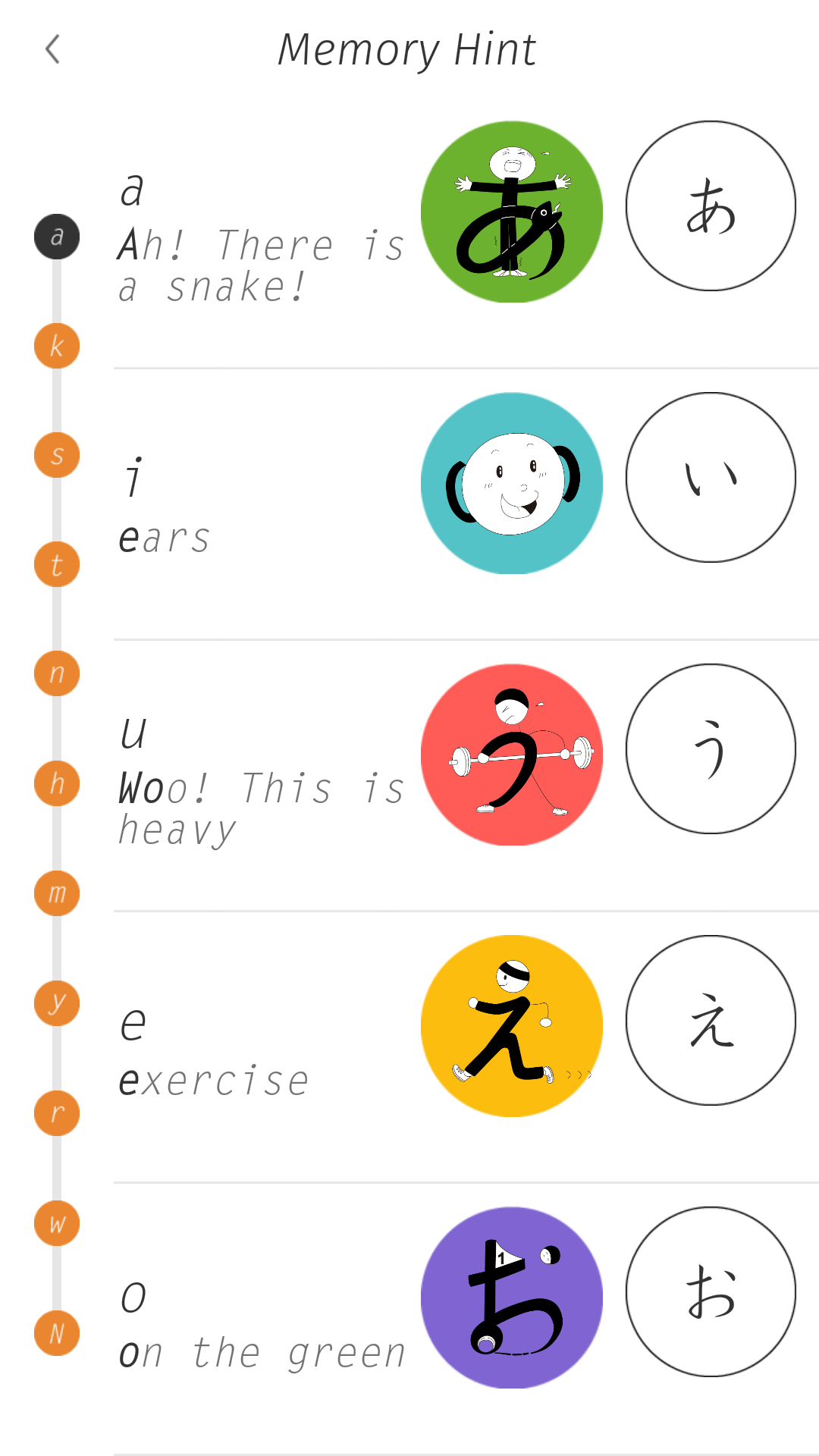 Hiragana Memory Hint [English]Amazon.esAppstore for Android