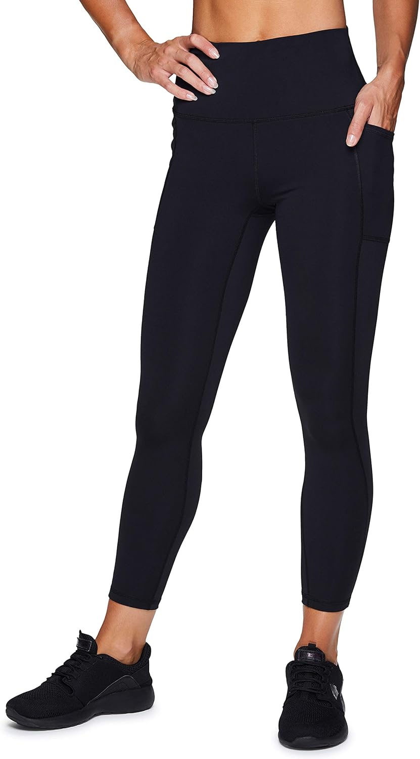 RBX Active High Waisted Squat Proof Workout Yoga Leggings with Pockets for Women: Clothing