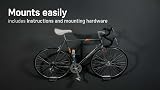 Borgen Bike Wall Mount Pedal Hook with Protection Pads and Bracket view 7
