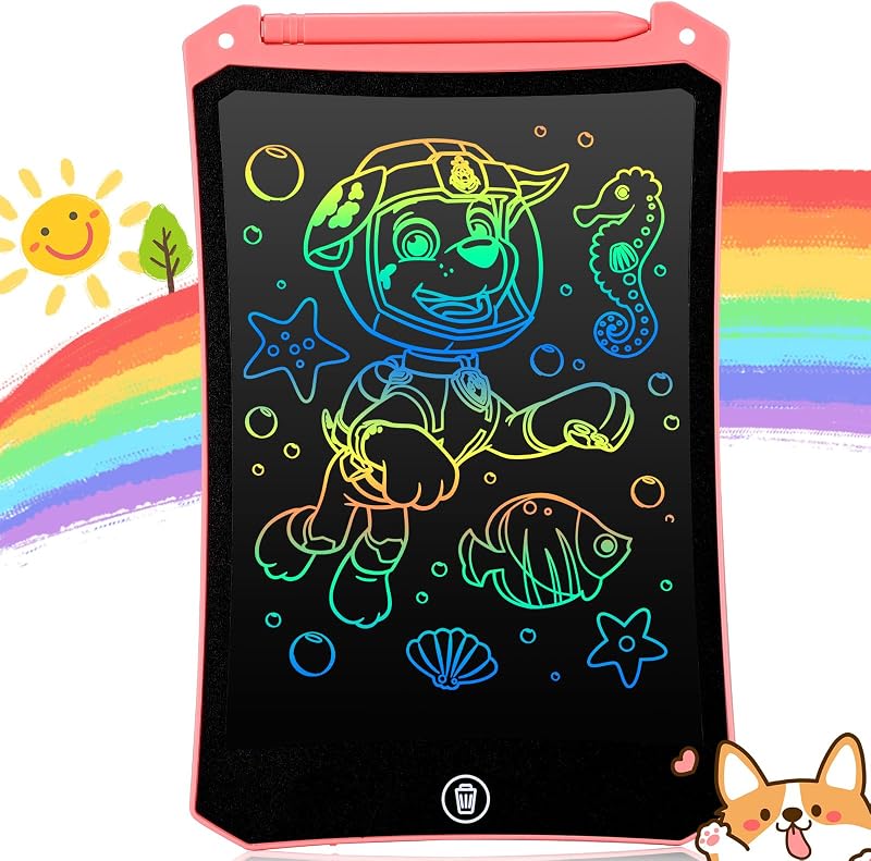 PINKCAT 8.5 inch LCD Writing Tablet Kids Drawing Pad Pink 3 7 Years Gift