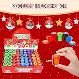KAHEIGN 54Pcs Christmas Self-Inking Stamps 27 Styles Santa Snowflake Xmas Kids view 4