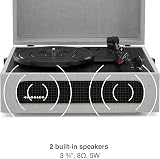 Crosley Voyager Portable Turntable Bluetooth 3-Speed Grey view 8