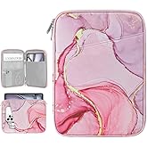 Dadanism 13 Inch Tablet Sleeve Bag Carrying Case for iPad Pro 13" M4 2024, iPad Air 13", iPad Pro 12.9", Samsung Galaxy Tab S10+ Plus/S9 FE+/S9+ Plus 12.4", Remarkable Paper Pro 11.8", Cloudy Pink