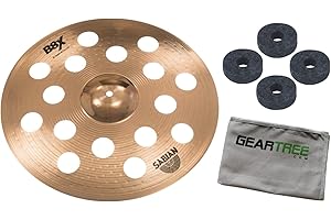 Sabian 41800X 18in B8X O-Zone Series Crash Cymbal Bundle w/Felts and Cloth