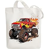 ANATTASOUL Canvas Tote Bag Reusable Cotton Bag for Women, Large 14.96"x 15.74" Cloth Shoulder Bags with Zipper Pockets